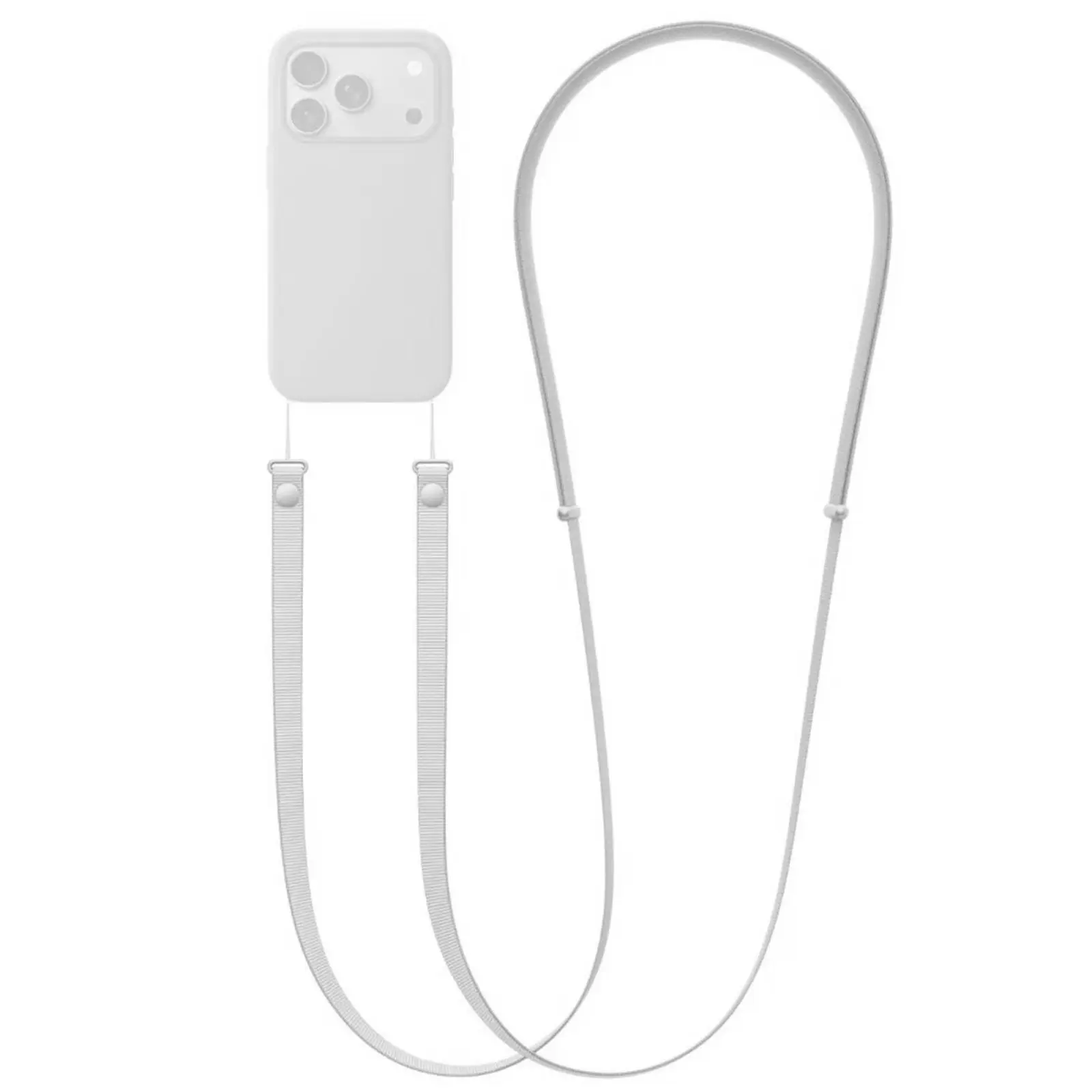 Шнурок Crossbody Straps, Light Gray, купити оптом з доставкою