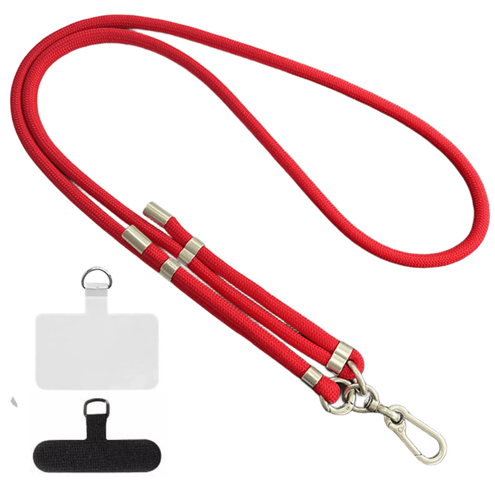 Шнурок (8мм) 150см, Bright Red, купити оптом з доставкою