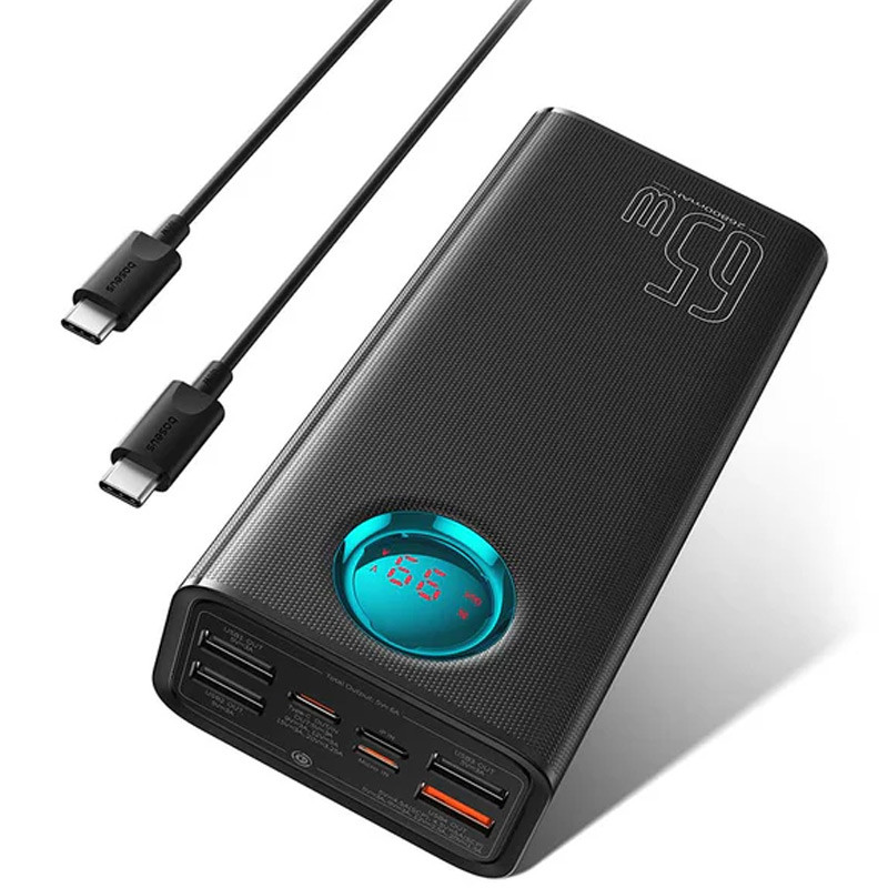 Портативний ЗП Baseus Amblight Digital Display 65W 26800 mAh (P10022402113-00) на малюнкі №4