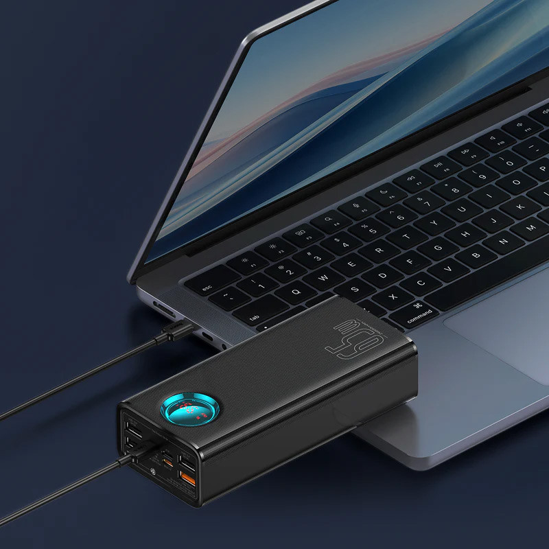 Портативний ЗП Baseus Amblight Digital Display 65W 26800 mAh (P10022402113-00) на малюнкі №5