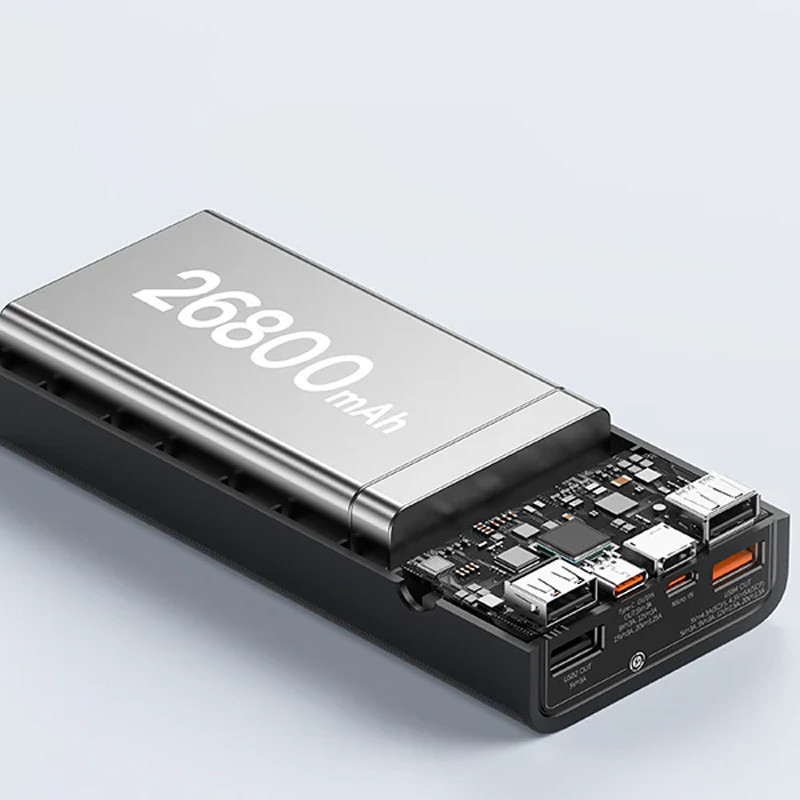 Портативний ЗП Baseus Amblight Digital Display 65W 26800 mAh (P10022402113-00) на малюнкі №7