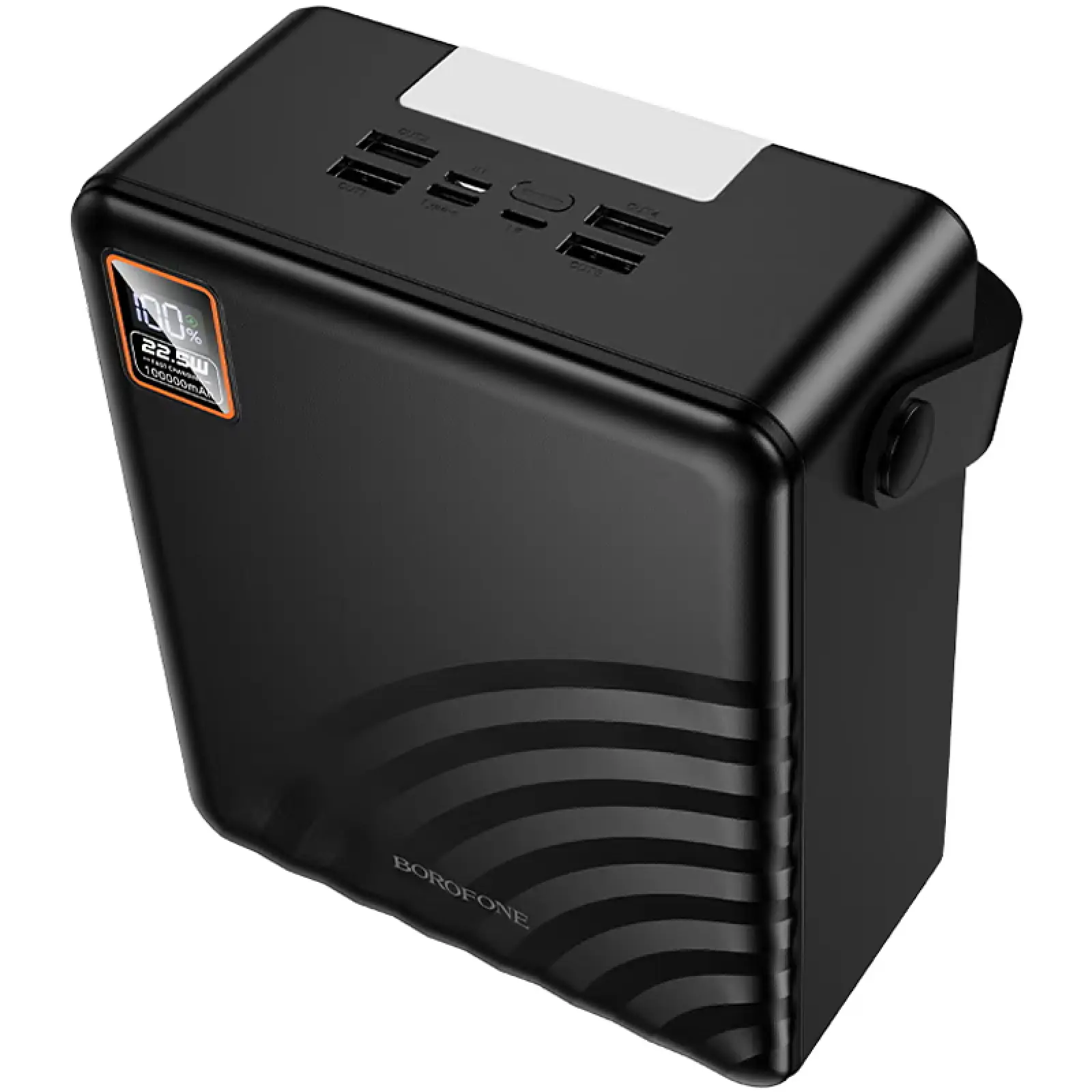Портативное ЗУ Power Bank Borofone BJ85 Myriad 22.5W+PD20W with lighting 100000 mAh, Black 2, купить оптом с доставкой