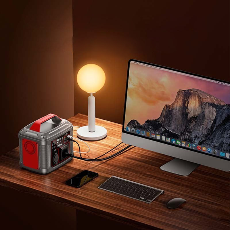 Портативна зарядная станция Hoco DB28 300W 296Wh 80000mAh Зображення №3 Портативна зарядная станция Hoco DB28 300W 296Wh 80000mAh дивитися фото №3