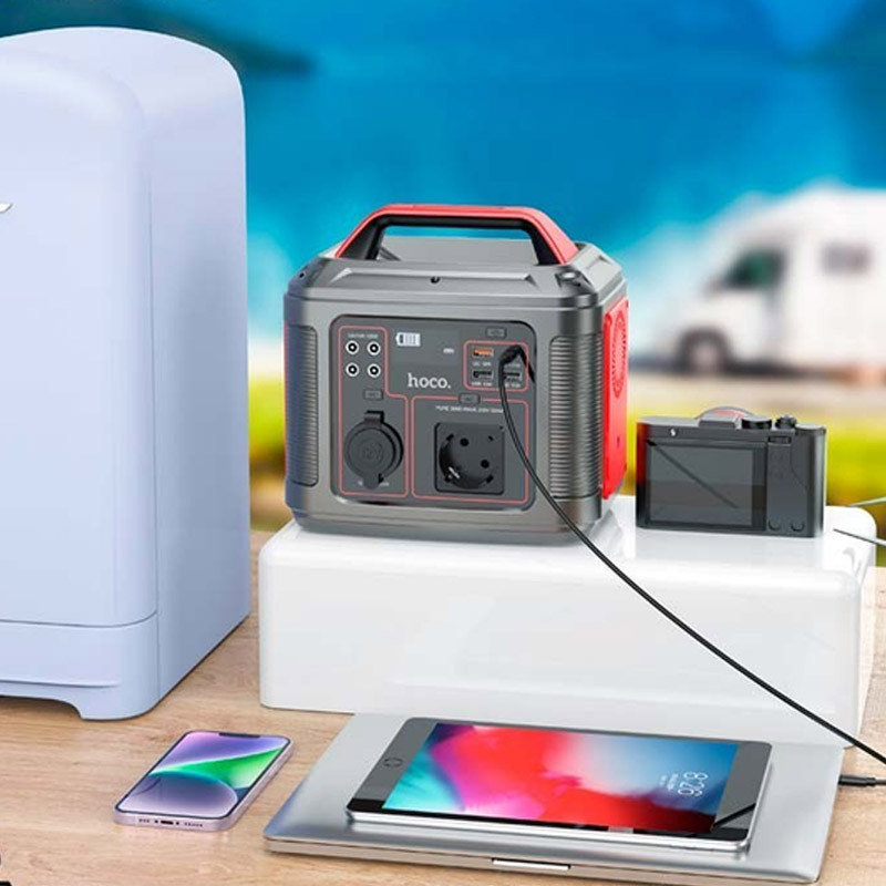 Портативна зарядная станция Hoco DB28 300W 296Wh 80000mAh Зображення №5 Портативна зарядная станция Hoco DB28 300W 296Wh 80000mAh дивитися фото №5