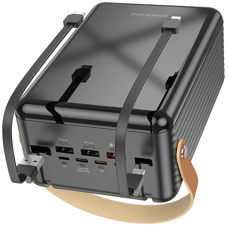Портативное ЗУ Power Bank BOROFONE BJ32 Terra 22.5W+PD20W 80000 mAh на картинке №3