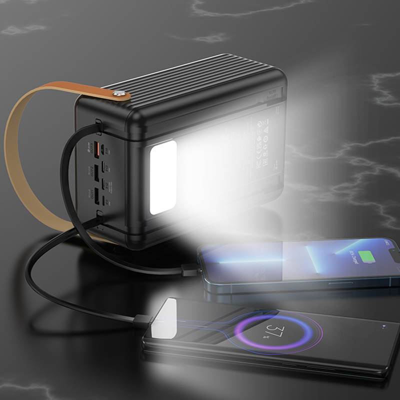 Портативное ЗУ Power Bank BOROFONE BJ32 Terra 22.5W+PD20W 80000 mAh на картинке №4