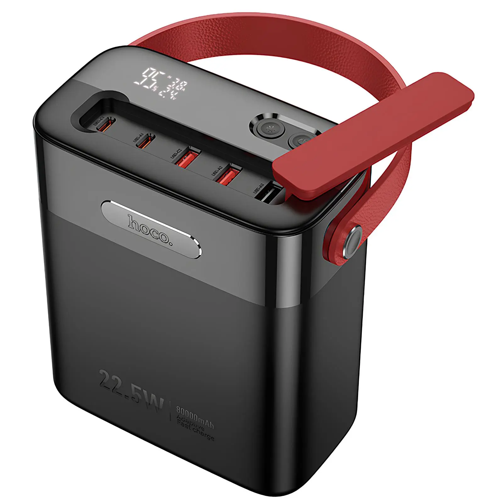 Портативное ЗУ Power Bank Hoco J143 Title 22.5W+PD20W 80000 mAh, Black 3, купить оптом с доставкой