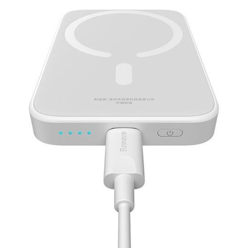 Портативне ЗП Power Bank Baseus Magnetic Mini Air 20W c БЗП 6000 mAh (P10059002223-0) дивитися фото №2