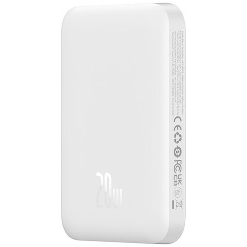 Портативне ЗП Power Bank Baseus Magnetic Mini Air 20W c БЗП 6000 mAh (P10059002223-0) дивитися фото №4