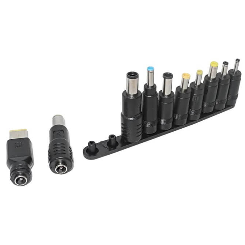 Кабель USB-C Female to DC 100W с набором переходников для ноутбука 10in1, Black 2, купить оптом с доставкой
