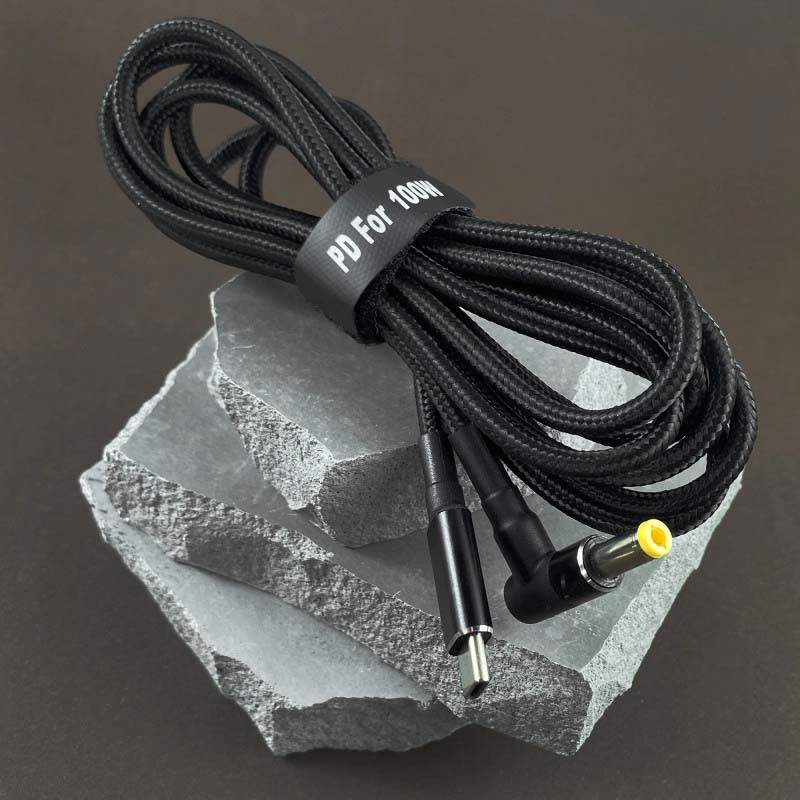 Кабель USB-C to DC 100W з набором переходников для ноутбуку 10in1 на малюнкі №3