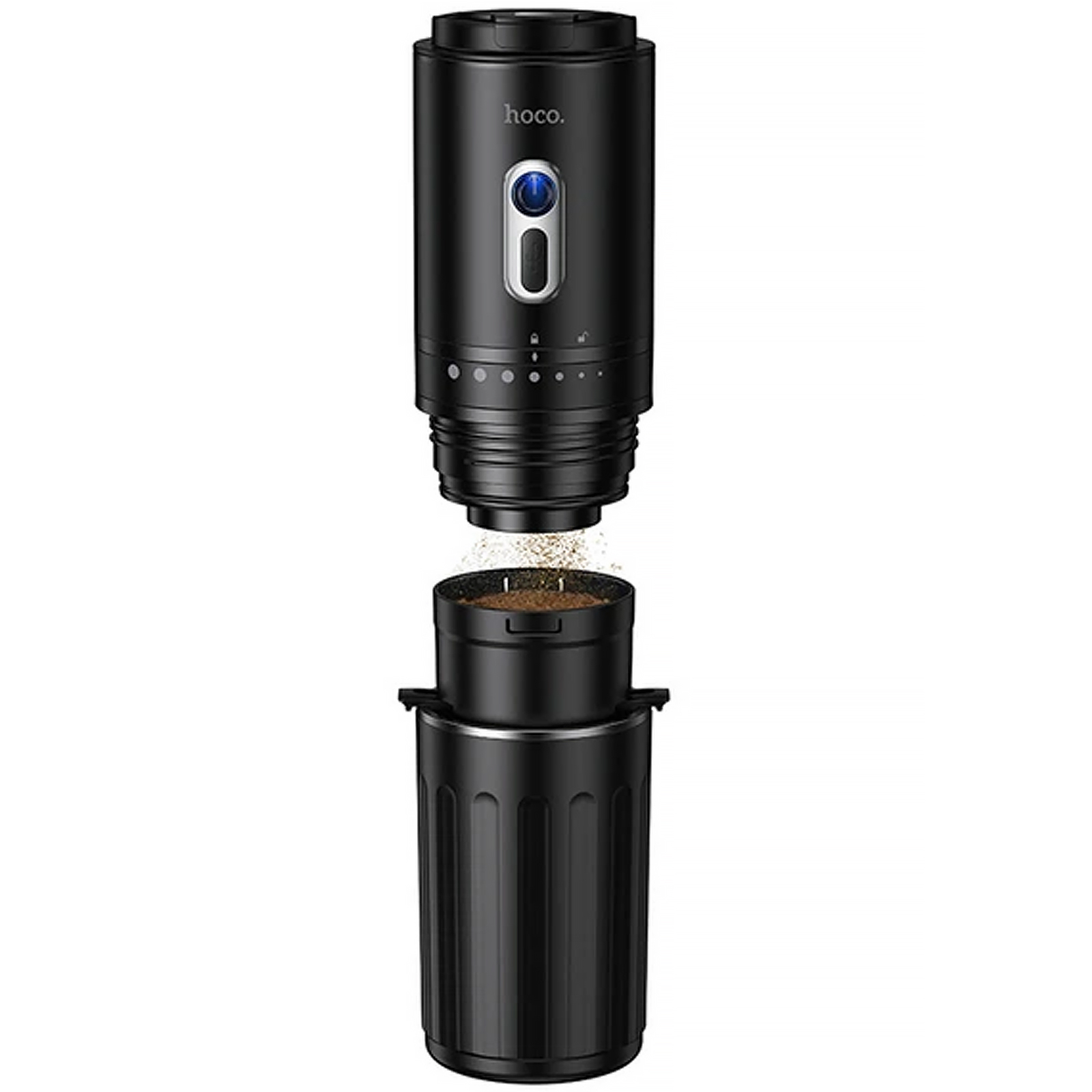Уценка Портативная кофеварка Hoco HX80 All-in-One 1300 mAh, Вскрытая упаковка / Black 1, купить оптом с доставкой
