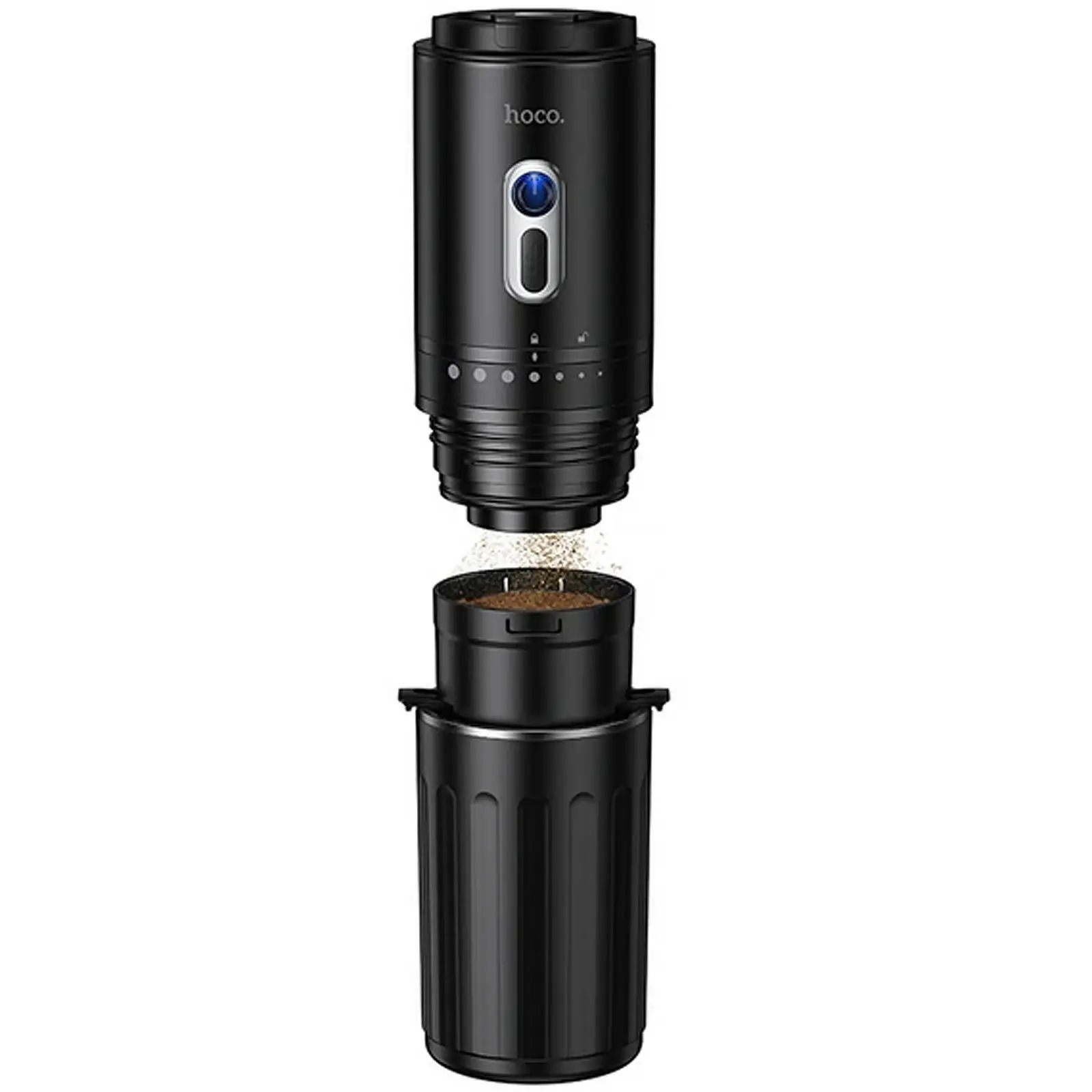 Портативная кофеварка Hoco HX80 All-in-One 1300 mAh, Black 1, купить оптом с доставкой
