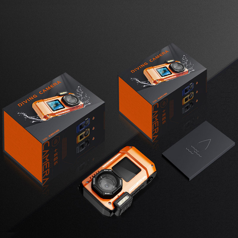 Водонепроникна цифрова камера D50 (IP68) на малюнкі №5