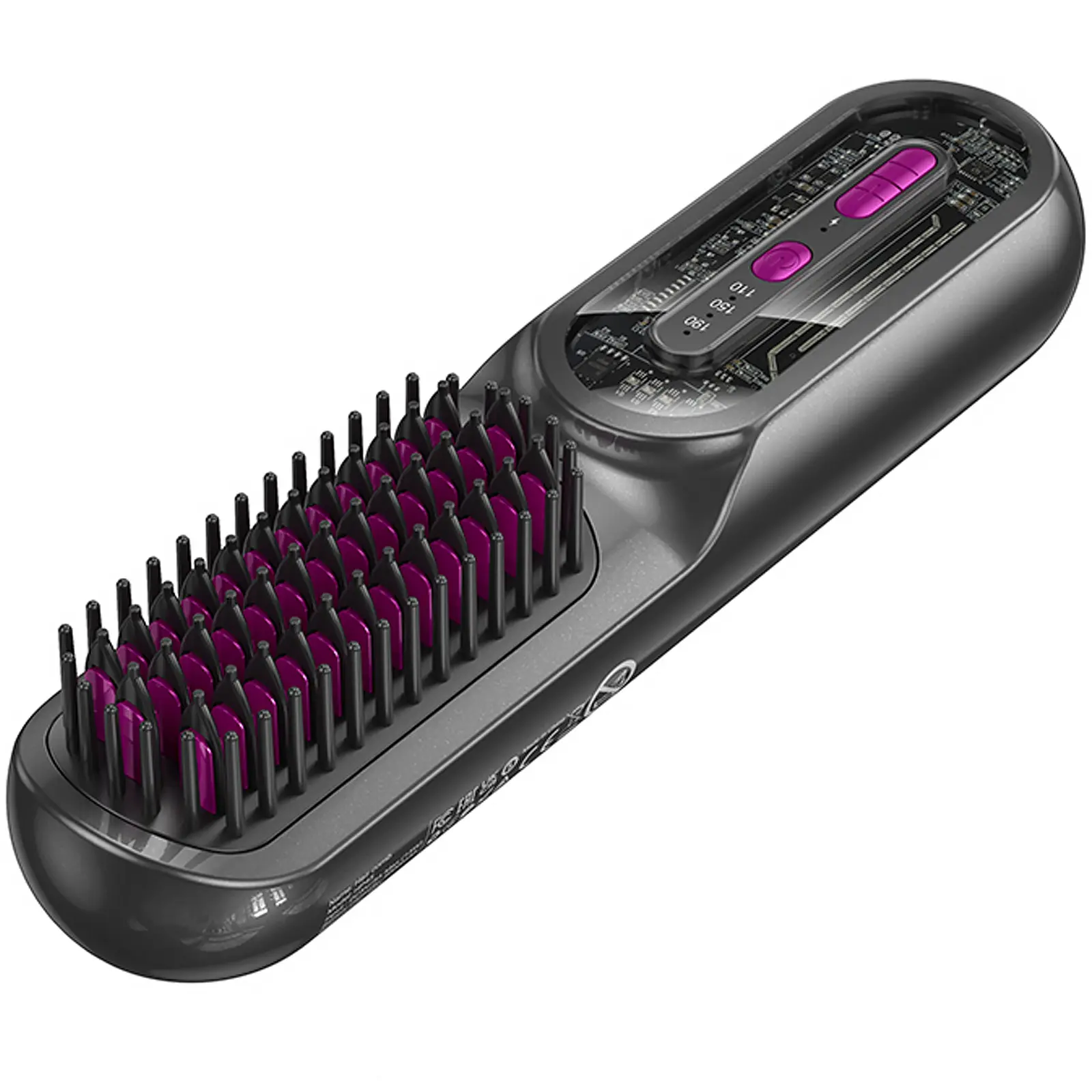 Расческа-выпрямитель Hoco HP45 Heating straight hair comb, Gray 2, купить оптом с доставкой