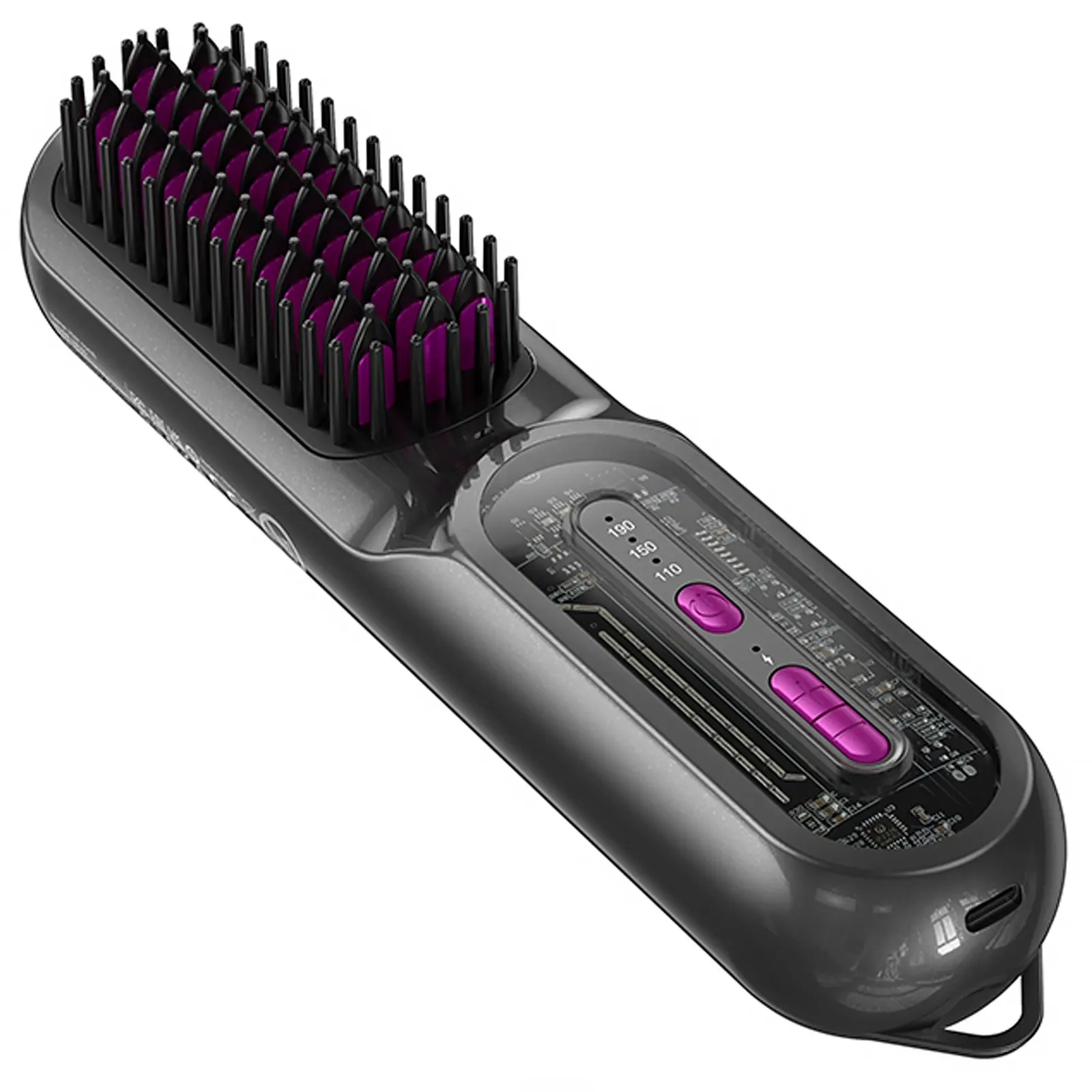 Расческа-выпрямитель Hoco HP45 Heating straight hair comb, Gray 3, купить оптом с доставкой