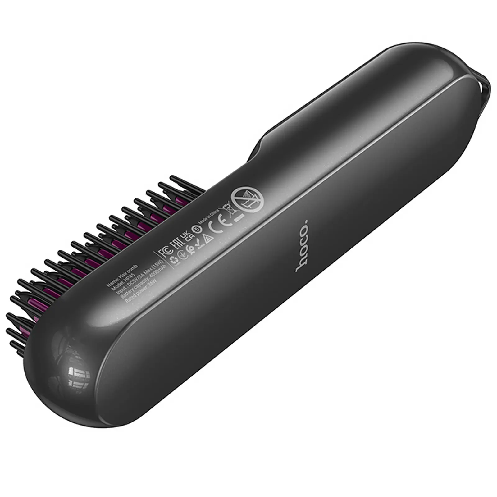 Расческа-выпрямитель Hoco HP45 Heating straight hair comb, Gray 4, купить оптом с доставкой