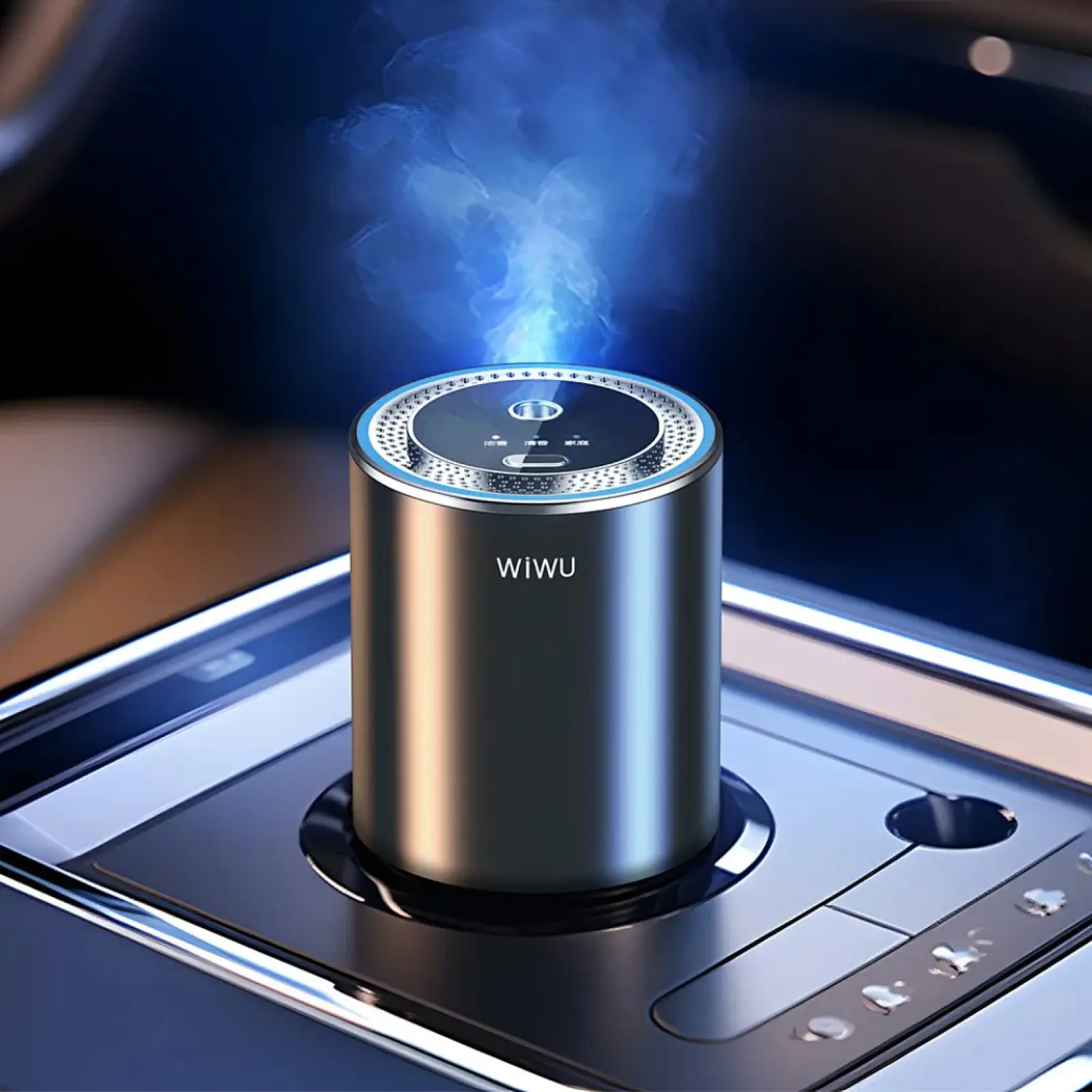 Ароматизатор в машину WIWU Wi-AR001 Smart Car Aromatherapy, Black 2, купить оптом с доставкой