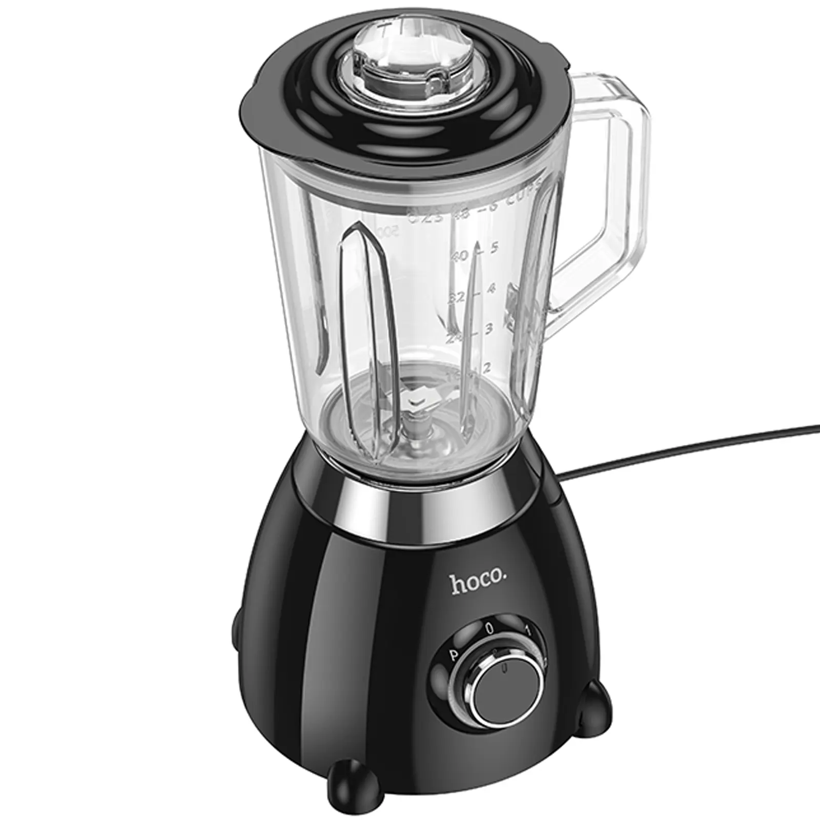 Блендер Hoco HE33 Electric Retro Juicer 500W (1.5L), Black 2, купить оптом с доставкой