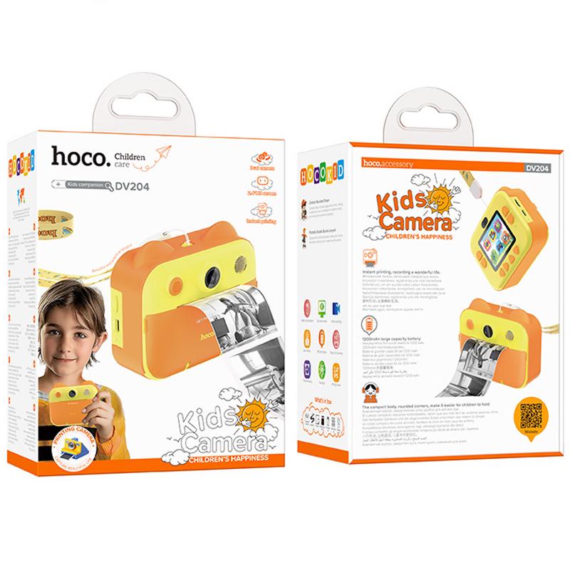 Дитяча фотокамера з моментальним друком Hoco DV204 Dual-camera на малюнкі №3