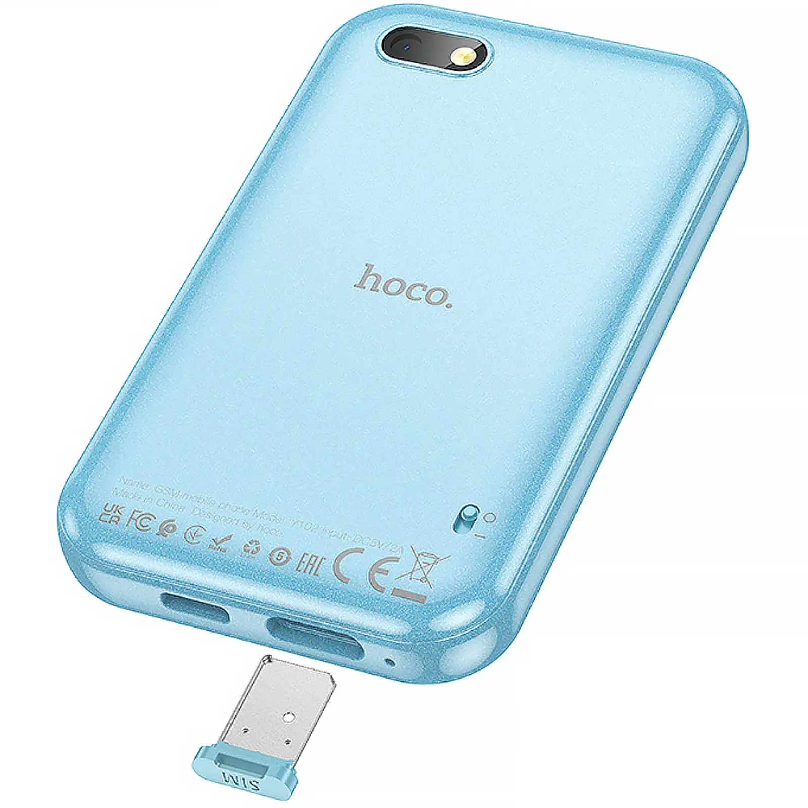 Детский мобильный телефон Hoco Y102 2G 800mAh 2.8" + SIM 2G, Blue 1, купить оптом с доставкой