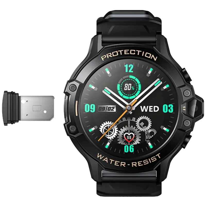 Детские cмарт-часы Hoco Y107 4G with call function, Black 1, купить оптом с доставкой