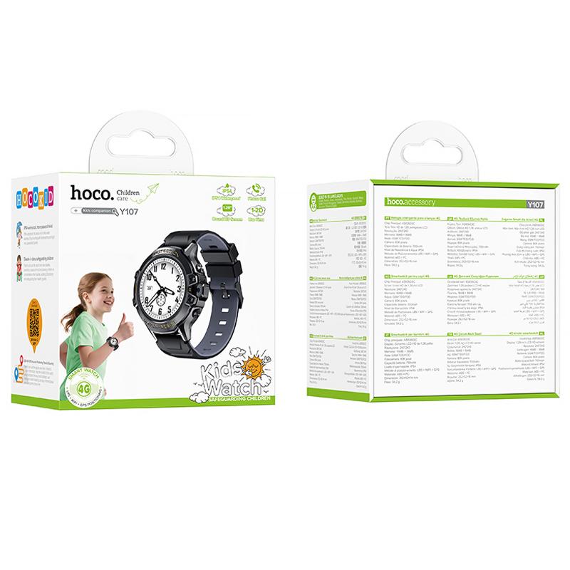 Дитячий cмарт-годинник Hoco Y107 4G with call function на малюнкі №3