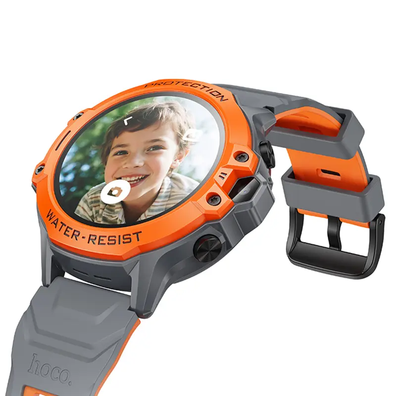 Детские cмарт-часы Hoco Y107 4G with call function, Orange 2, купить оптом с доставкой