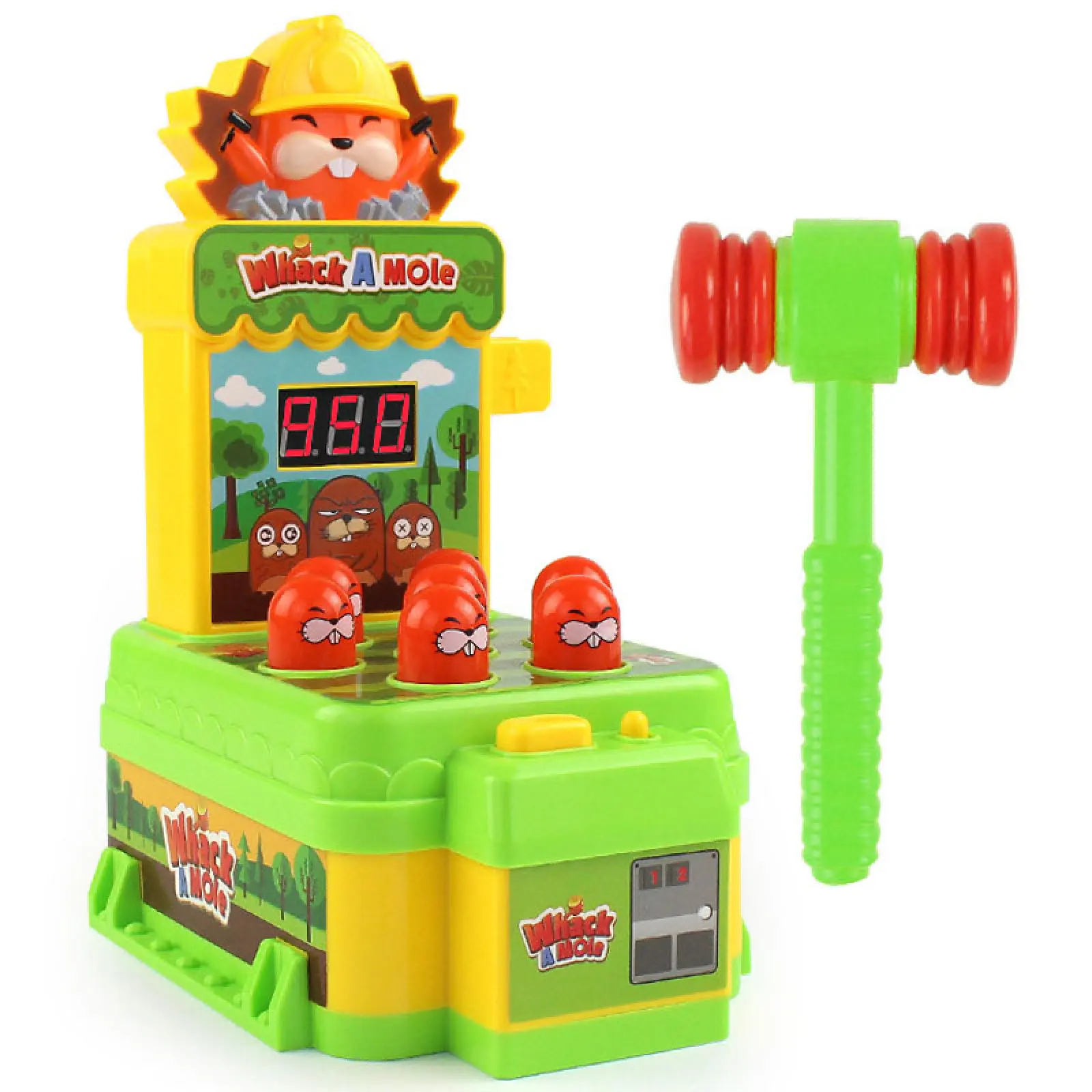 Настольная интерактивная игра Ummi HF-1330A Whack A Mole Electric, купить оптом с доставкой