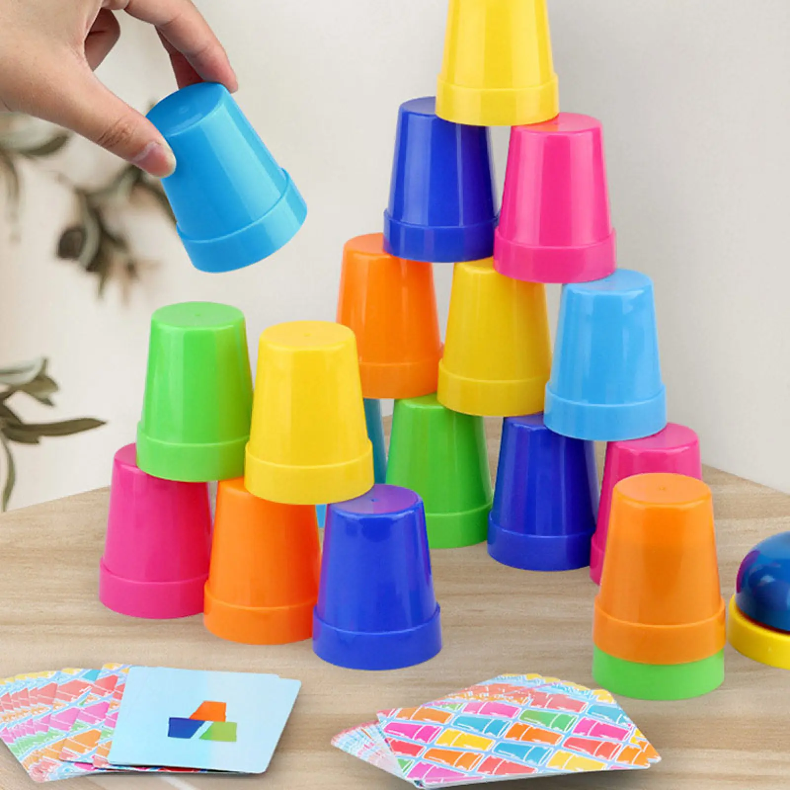 Настольная интерактивная игра Ummi 22051 Quick Cups, Blue / Orange 1, купить оптом с доставкой