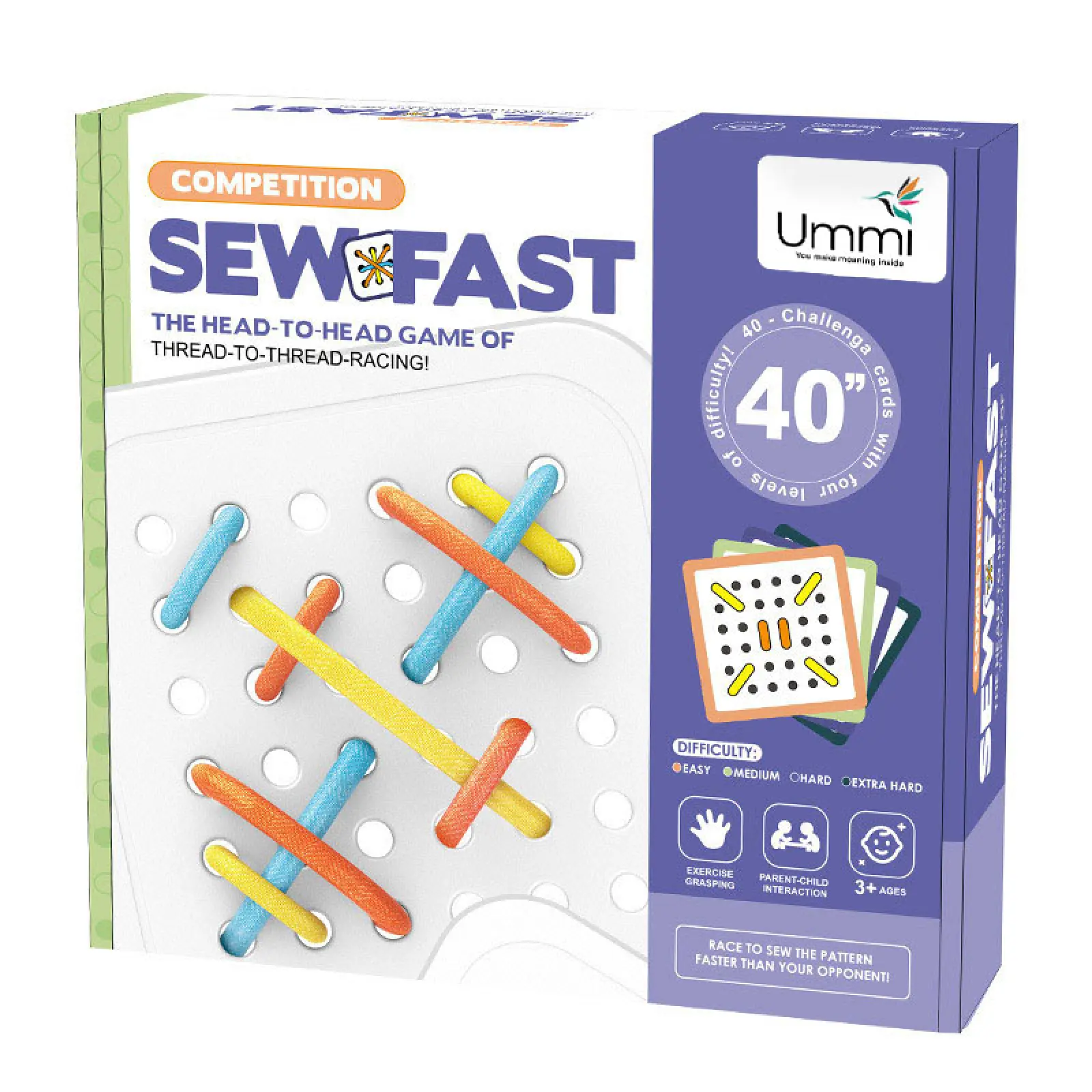 Настольная интерактивная игра Ummi 22050 Competition Sew Fast, White 1, купить оптом с доставкой