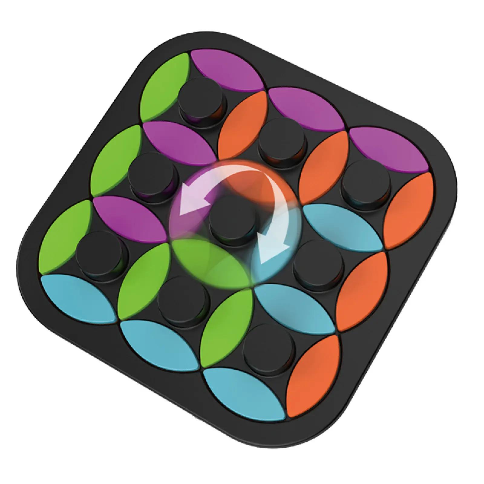Настольная интерактивная игра Ummi 22049 Rotate Puzzle, Black 1, купить оптом с доставкой
