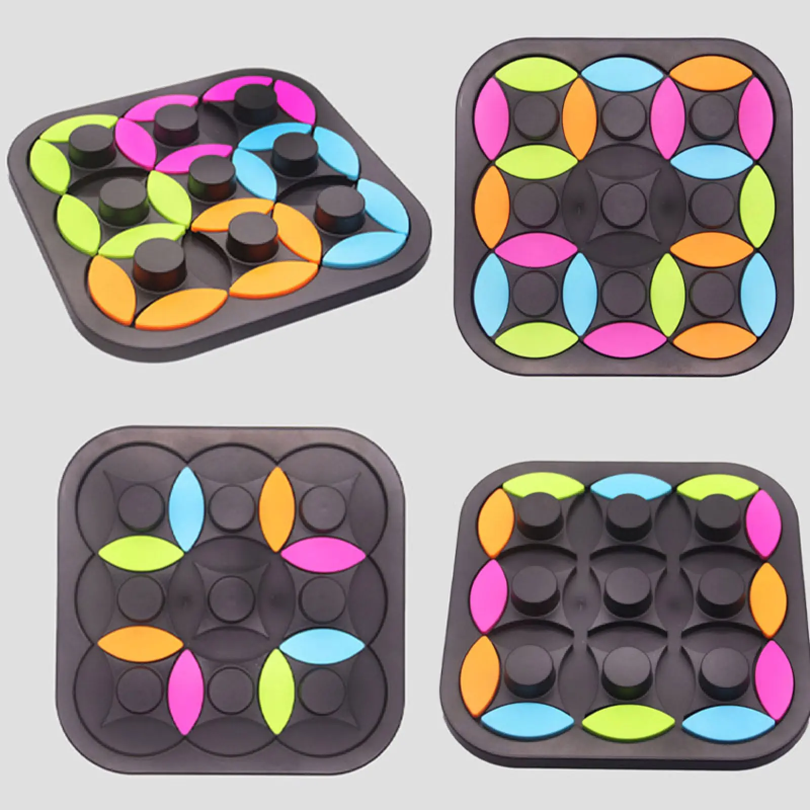 Настольная интерактивная игра Ummi 22049 Rotate Puzzle, Black 3, купить оптом с доставкой