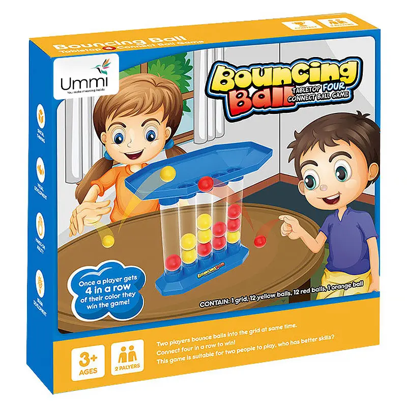 Настольная интерактивная игра Ummi 22047 Bouncing Ball, Blue / Gold 1, купить оптом с доставкой