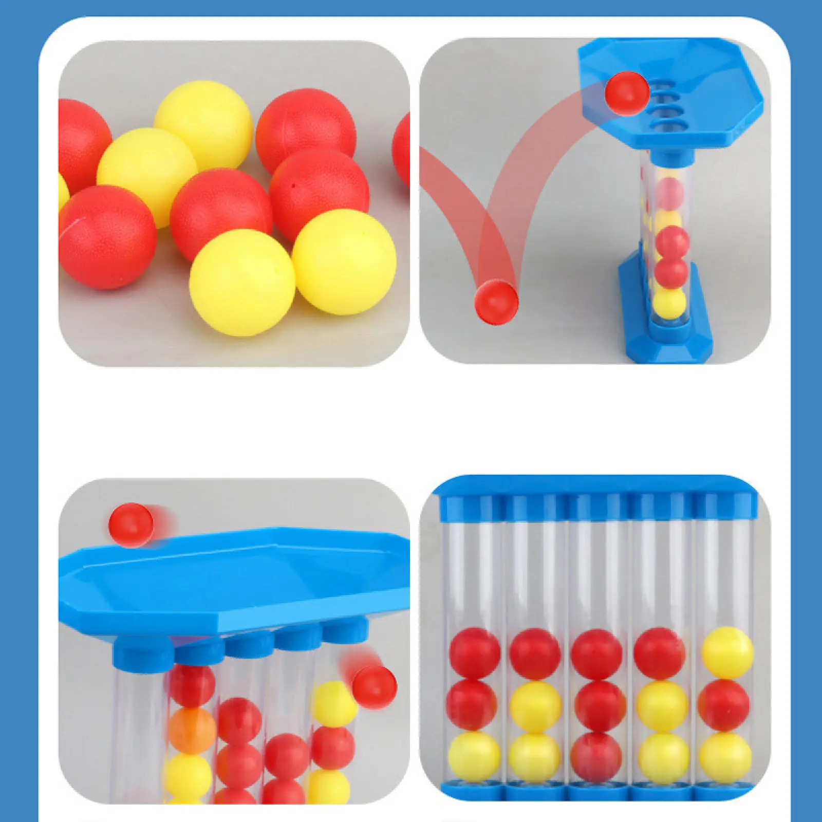 Настольная интерактивная игра Ummi 22047 Bouncing Ball, Blue / Gold 2, купить оптом с доставкой