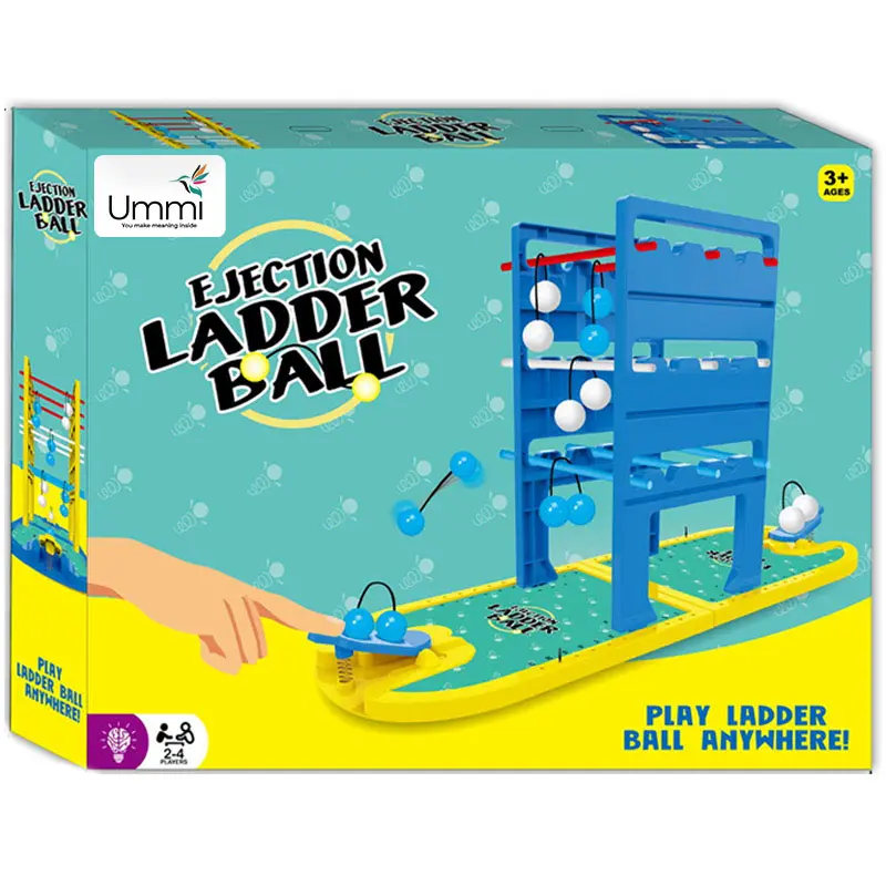 Настольная интерактивная игра Ummi 22022 Ejection Ladder Ball, Blue / Yellow 1, купить оптом с доставкой