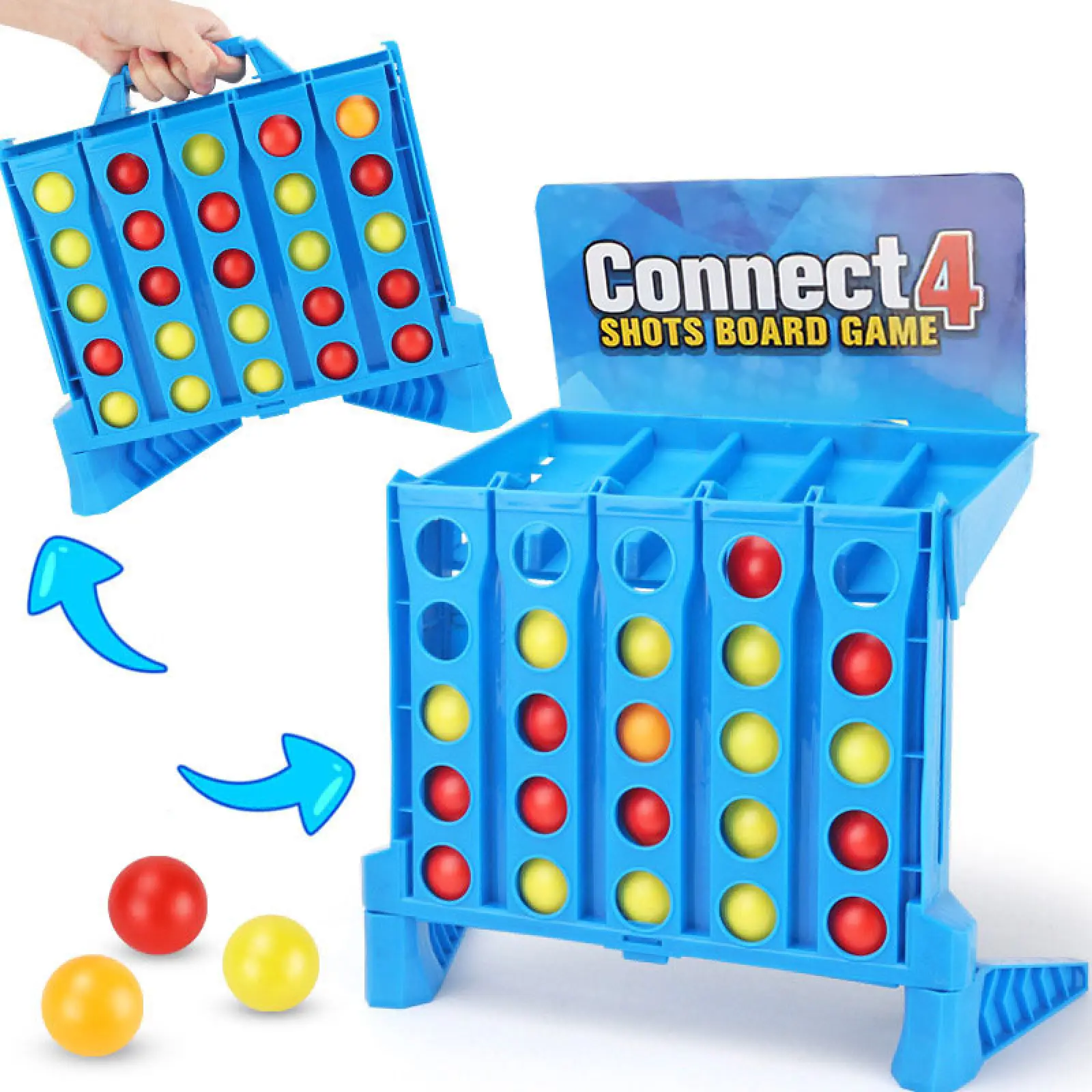 Настольная интерактивная игра Ummi 22013 Connect 4 Shots Board Game, Blue 1, купить оптом с доставкой