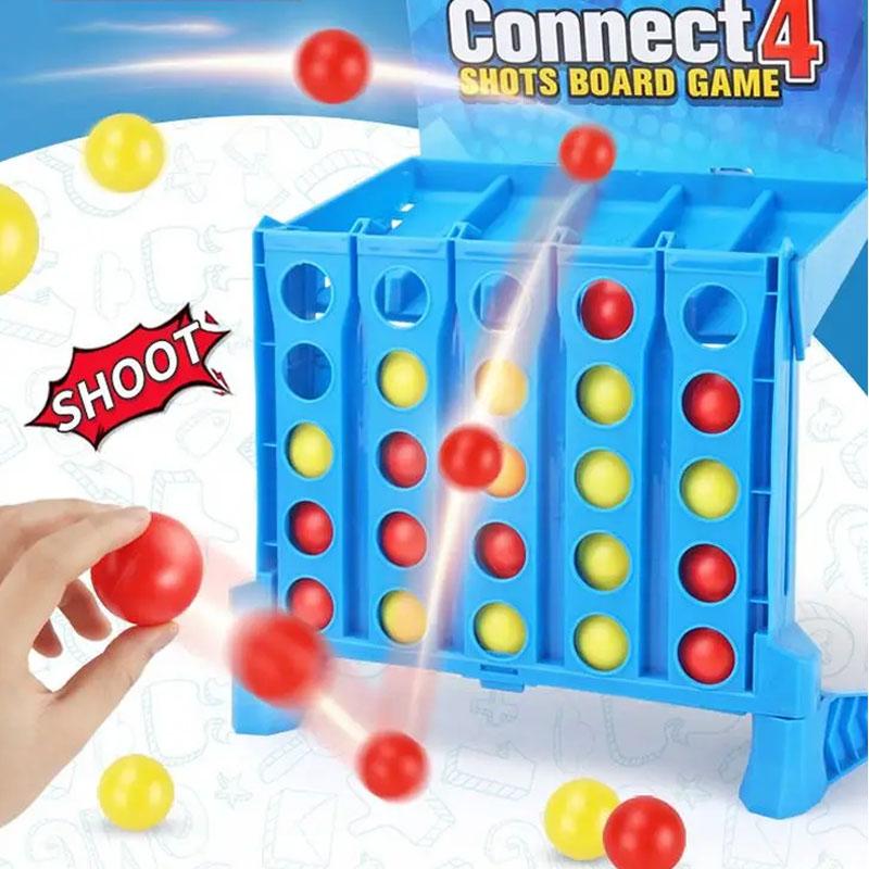 Настольная интерактивная игра Ummi 22013 Connect 4 Shots Board Game на картинке №3