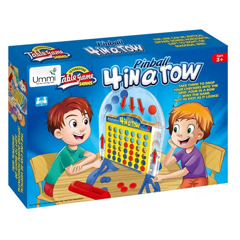 Настольная интерактивная игра Ummi 03818 4 in a Row, Blue / Yellow 1, купить оптом с доставкой
