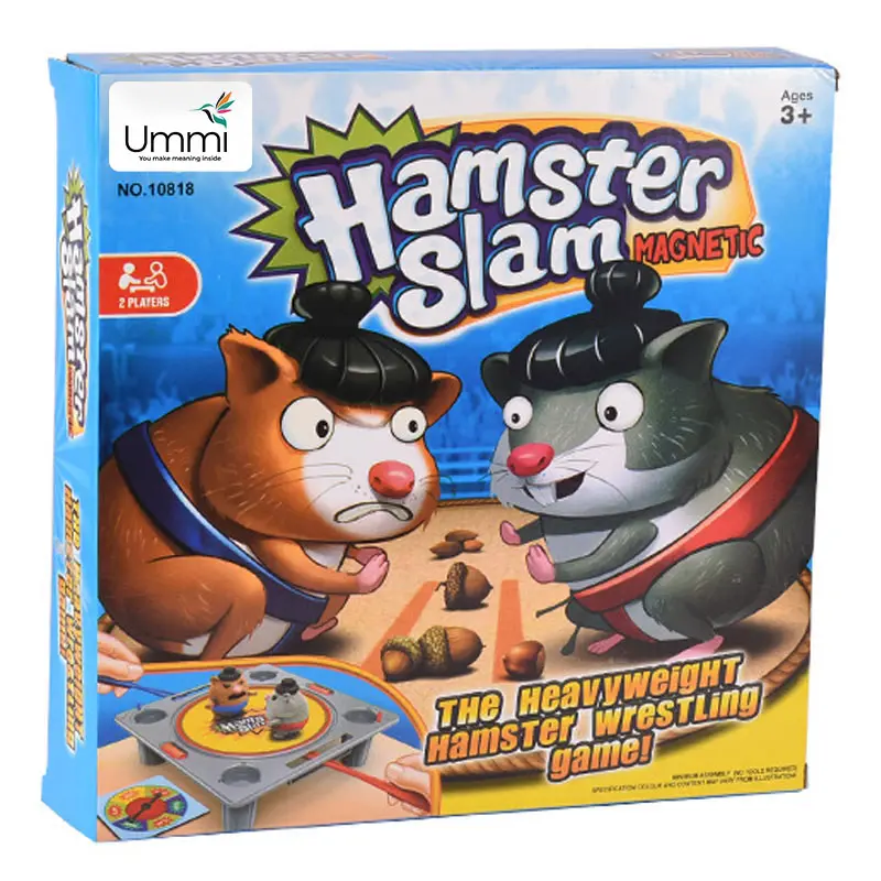 Настольная интерактивная игра Ummi 10818 Hamster Slam, Grey 2, купить оптом с доставкой