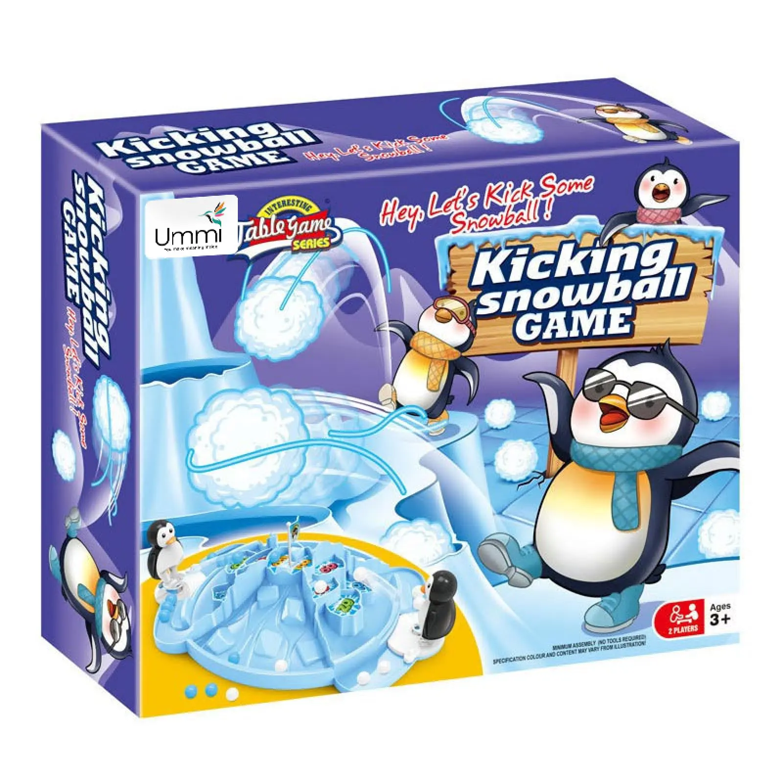 Настольная интерактивная игра Ummi 11818 Kicking Snowball Game, Blue 1, купить оптом с доставкой