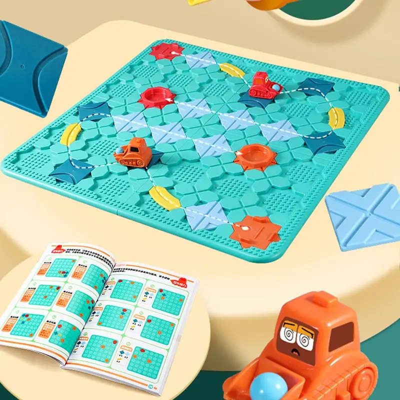 Настольная интерактивная игра Ummi BS805 Logical Road Builder, Green 1, купить оптом с доставкой