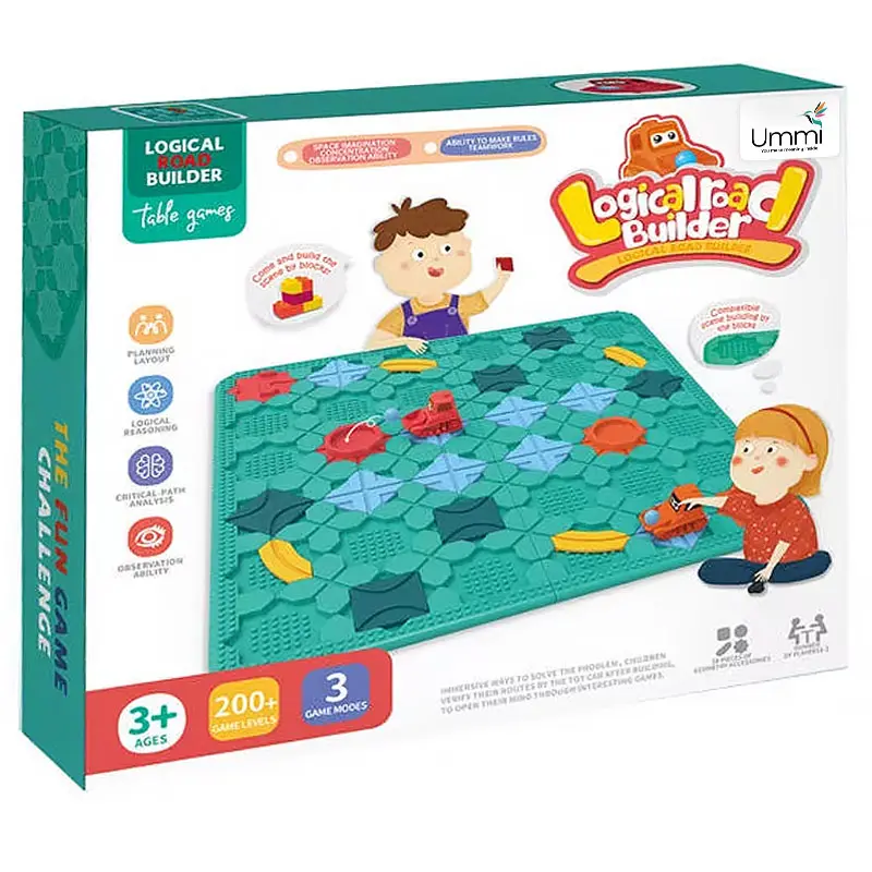 Настольная интерактивная игра Ummi BS805 Logical Road Builder, Green 5, купить оптом с доставкой