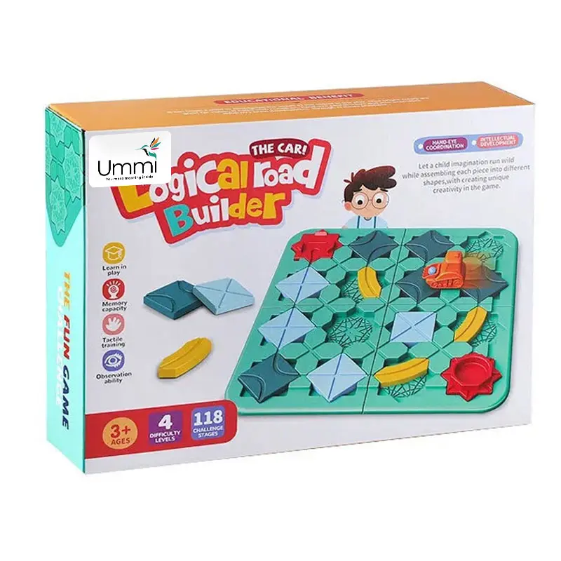 Настольная интерактивная игра Ummi BS779 Logical Road Builder (Mini), Green 4, купить оптом с доставкой