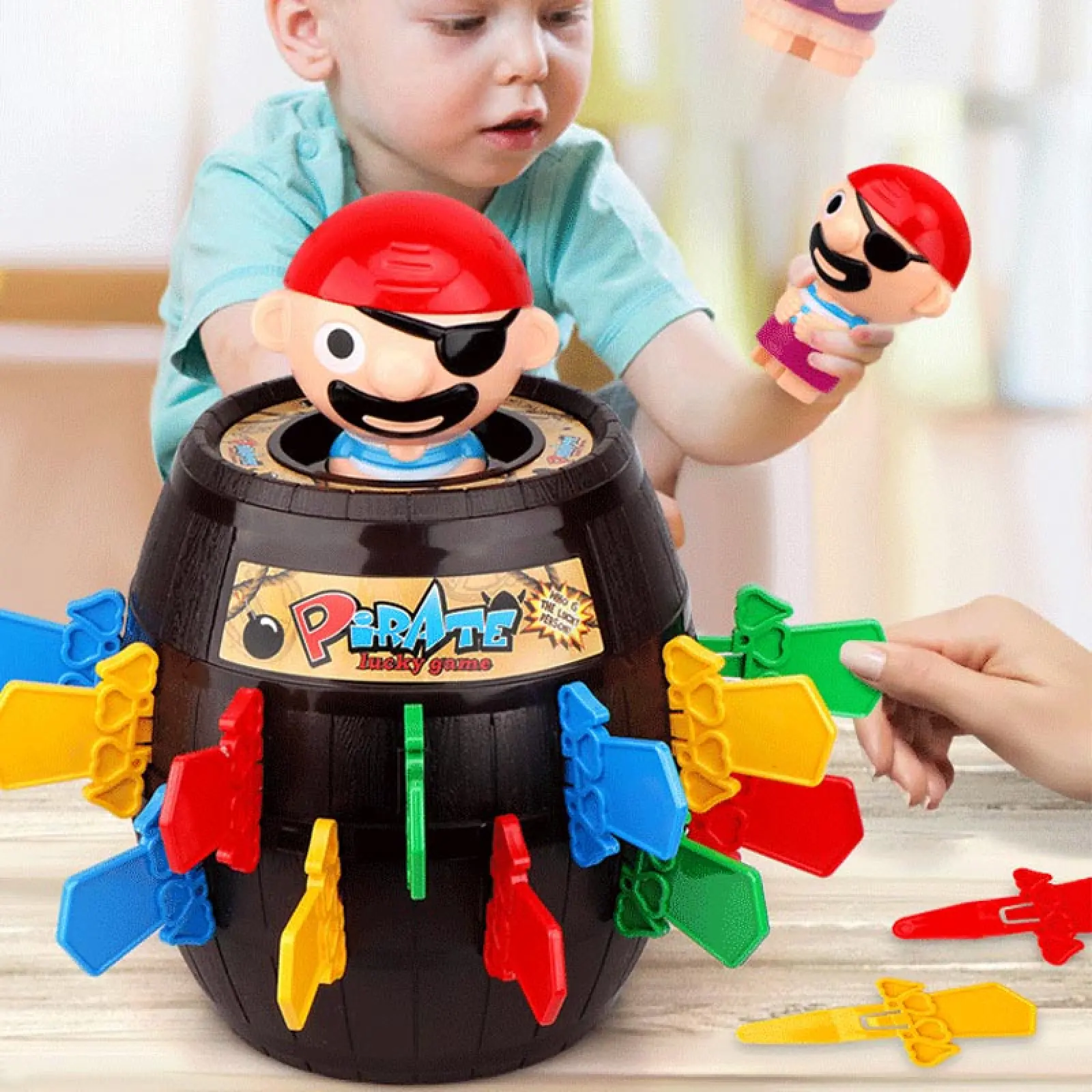 Настольная интерактивная игра Ummi 669-1 Pirate Lucky Game (со звуковым эффектом), Black 1, купить оптом с доставкой