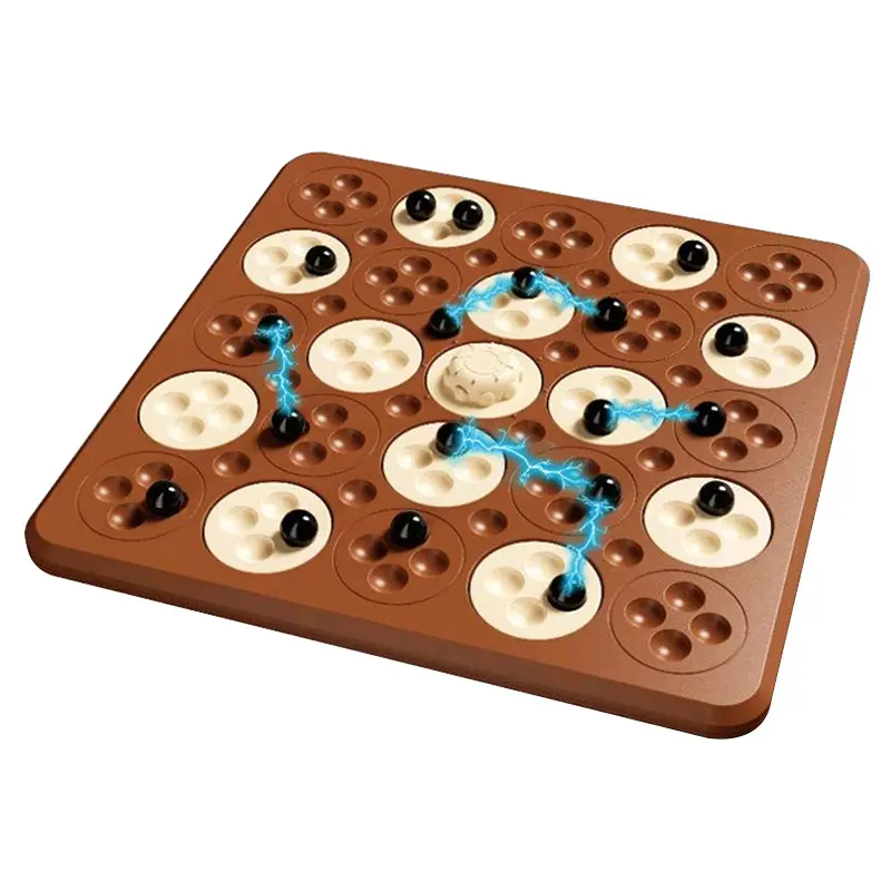 Настольная интерактивная игра Ummi ME-194 Magnetic Chess Game 5 in a Row, Brown, купить оптом с доставкой