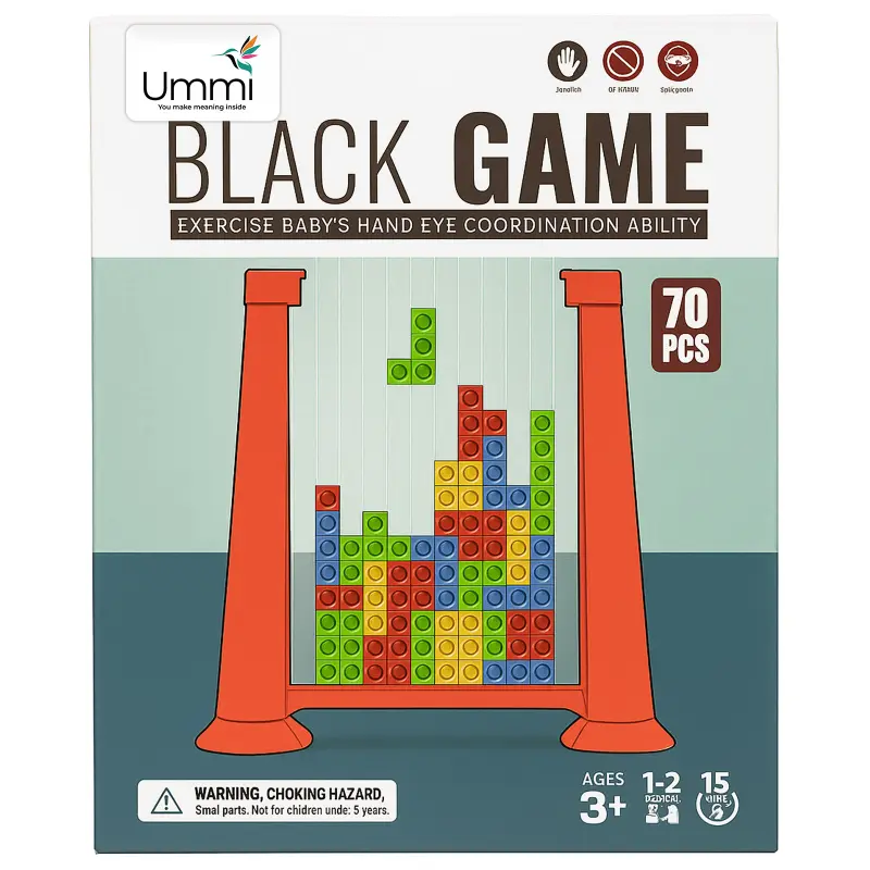 Настольная интерактивная игра Ummi ME-002 Tetris, Colorful 5, купить оптом с доставкой