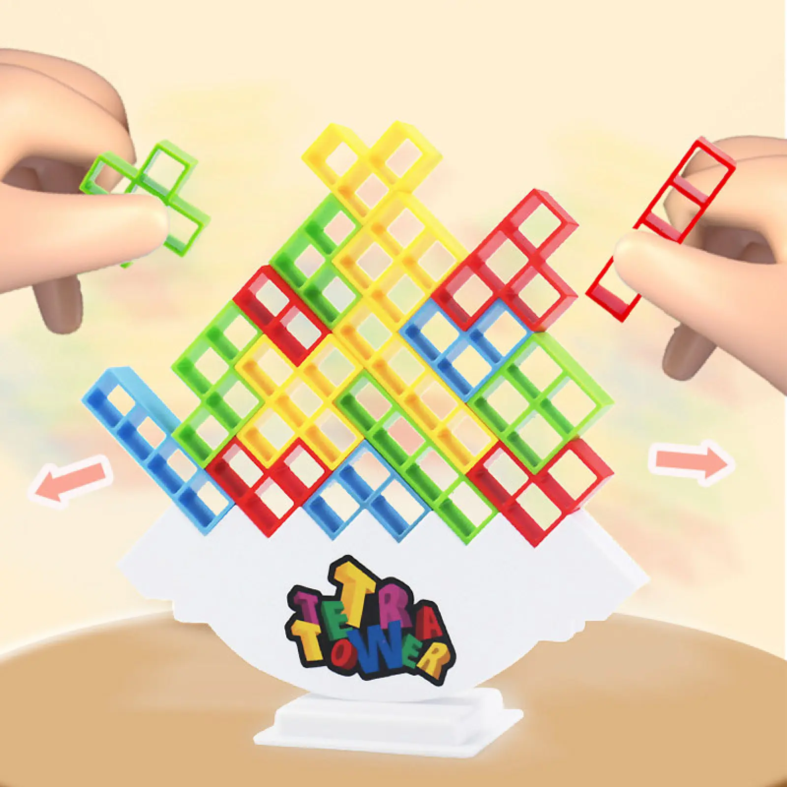 Настольная интерактивная игра Ummi ME-008 Tetris tower game, Colorful 2, купить оптом с доставкой