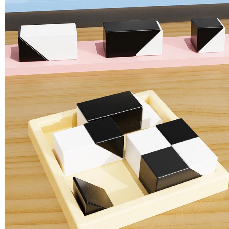 Настольная интерактивная игра Ummi ME-149 Hidden Black and White Blocks на картинке №5