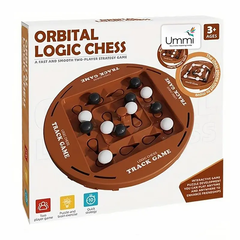 Настольная интерактивная игра Ummi ME-155 Orbital Logic Chess, Brown 4, купить оптом с доставкой